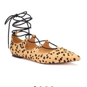 Callisto of California Rian Women's Leopard Flats